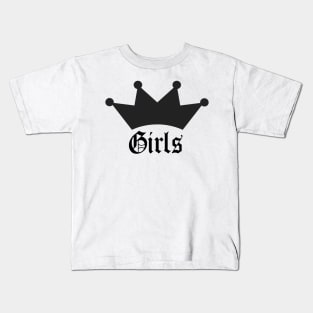 Girls with Crown Kids T-Shirt